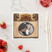 エジモダンプト、イスラム、アラビア語、アフリカデザイン スタンダードカクテルナプキン (インサイチュ)