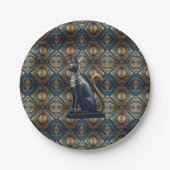 エジモダンプト、イスラム、アラビア語、アフリカデザイン ペーパープレート (正面)