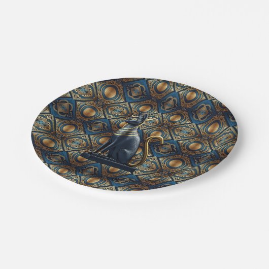 エジモダンプト、イスラム、アラビア語、アフリカデザイン ペーパープレート (アングル)