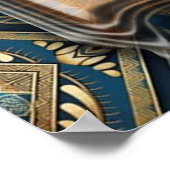 エジモダンプト、イスラム、アラビア語、アフリカデザイン ポスター (角)