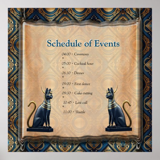 エジモダンプト、イスラム、アラビア語、アフリカデザイン ポスター (正面)