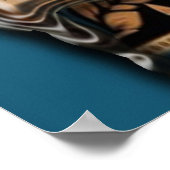 エジモダンプト、イスラム、アラビア語、アフリカデザイン ポスター (角)