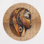 エジモダンプト、イスラム、アラビア語、アフリカデザイン ラベル (デザイン2)