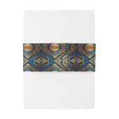 エジモダンプト、イスラム、アラビア語、アフリカデザイン 招待状ベリーバンド (裏面例)