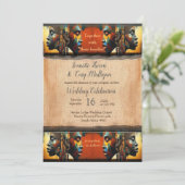 エジモダンプト、イスラム、アラビア語、アフリカデザイン 招待状 (スタンド正面)