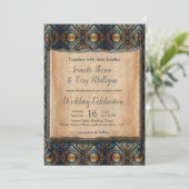 エジモダンプト、イスラム、アラビア語、アフリカデザイン 招待状 (スタンド正面)