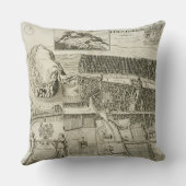 エジンバラのパブの計画。 ジョン・スミス(c.1652-1742著 クッション (裏面)