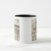 エジンバラのパブの計画。 ジョン・スミス(c.1652-1742著 マグカップ (中央)