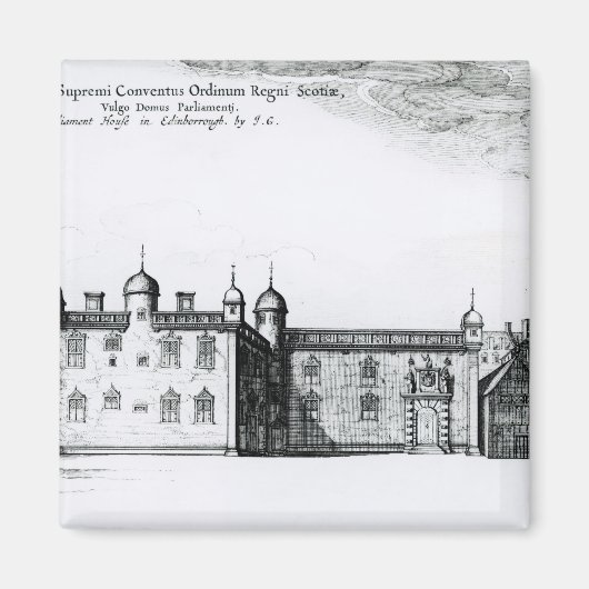 エジンバラの国会議事堂 マグネット (正面)