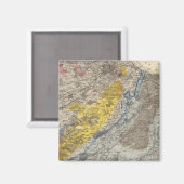 エジンバラの地質図 マグネット (正面/裏面)