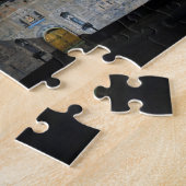 エジンバラの城の入口、夜に、エジンバラ ジグソーパズル (側面)