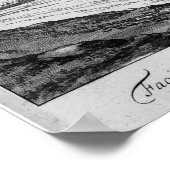 エジンバラの城の南側 ポスター (角)