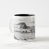 エジンバラの城のSouthside ツートーンマグカップ (正面左)