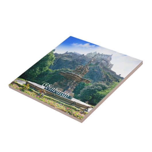 エジンバラの城はプロダクトをカスタマイズ タイル