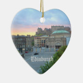 エジンバラの城スコットランド セラミックオーナメント (右)