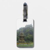 エジンバラの城 ラゲッジタグ (裏面縦)