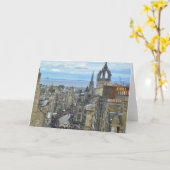 エジンバラの挨拶状 カード (黄色い花)