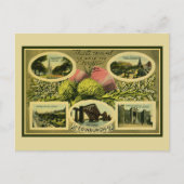 エジンバラより1900年代のヴィンテージの挨 ポストカード (正面)