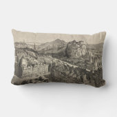 エジンバラスコットランド(1886年)のヴィンテージの絵解き地図 ランバークッション (裏面)