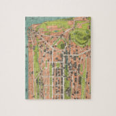 エジンバラスコットランド(1935年)のヴィンテージの地図 ジグソーパズル