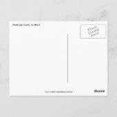 エジンバラ城スコットランド ポストカード (裏面)