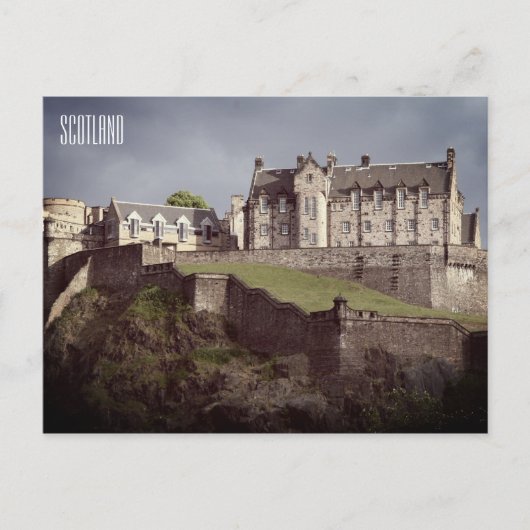 エジンバラ城スコットランド ポストカード (正面)