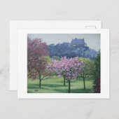 エジンバラ城スコットラ絵画ーズby Pola.B.アレックス ポストカード (正面/裏面)