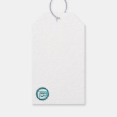 エジンバラ城セピア写真 ギフトタグ (裏面)
