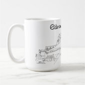 エジンバラ城（スコットランド） コーヒーマグカップ (左)