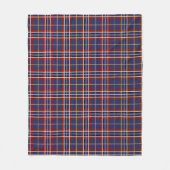 エジンバラ大学ビジネススクールタータンチェック フリースブランケット (正面)