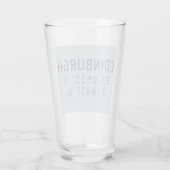 エジンバラ緯度&経度 タンブラーグラス (裏面)