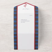 エジンバラ オリジナル スコットランド タートルン オールインワン招待状 (外側)