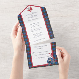 エジンバラ オリジナル スコットランド タートルン オールインワン招待状