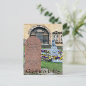 エジンバラ，グレイフリアーズボビー ポストカード (スタンド正面)