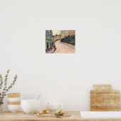 エジンバラ、スコットランドの水彩画 ポスター (キッチン)