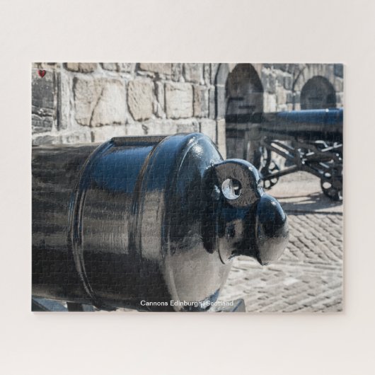 エジンバラ・スコットランドのCannons ジグソーパズル (横)