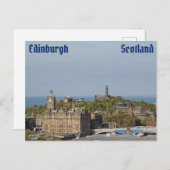 エジンバラ、スコットランドはがき ポストカード (正面/裏面)