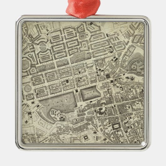 エジンバラ、スコットランド メタルオーナメント (正面)