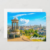 エジンバラ，スコットラ統一されたンド，王国 ポストカード (正面/裏面)