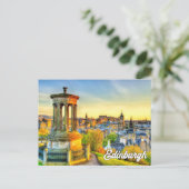 エジンバラ,スコットラ統一されたンド,王国 ポストカード (スタンド正面)