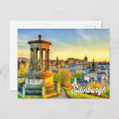 エジンバラ,スコットラ統一されたンド,王国 ポストカード (正面/裏面)