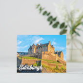 エジンバラ，スコットラ統一されたンド，王国 ポストカード (スタンド正面)