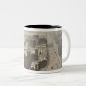 エジンバラ、「旅行からのCaltonの丘から、 ツートーンマグカップ (正面右)