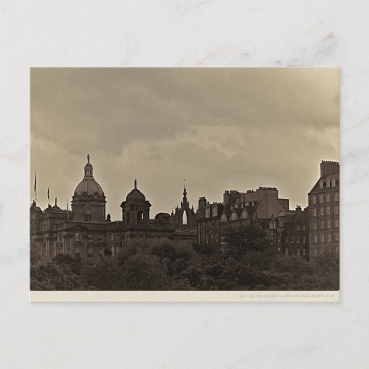 エジンバラ-王室のなマイル ポストカード (正面)