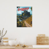 エジンバラ:霧がかったスコットランドのロマンス ポスター (キッチン)