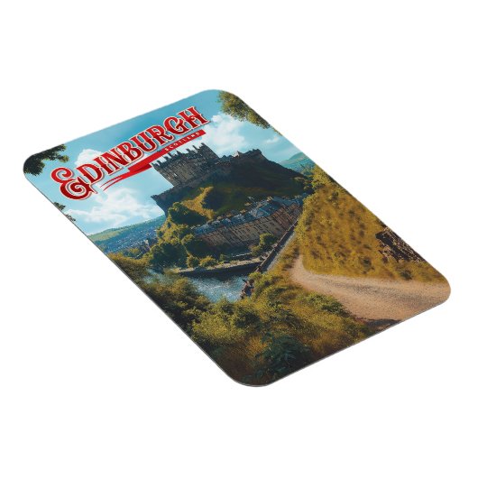 エジンバラ:霧がかったスコットランドのロマンス マグネット (右側)