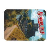 エジンバラ:霧がかったスコットランドのロマンス マグネット (横)