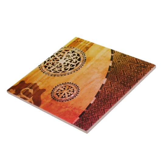 エジ動揺して素朴プトウード中東南路 タイル (側面)