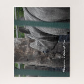 エジ素晴らしンバラ動物園の一角サイ ジグソーパズル (縦)