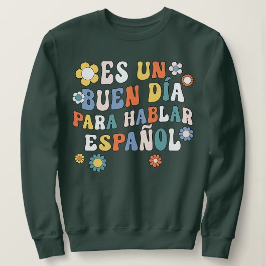 エスウンブエンディアパラハブラスペインクリスマス2023 スウェットシャツ (デザイン正面)